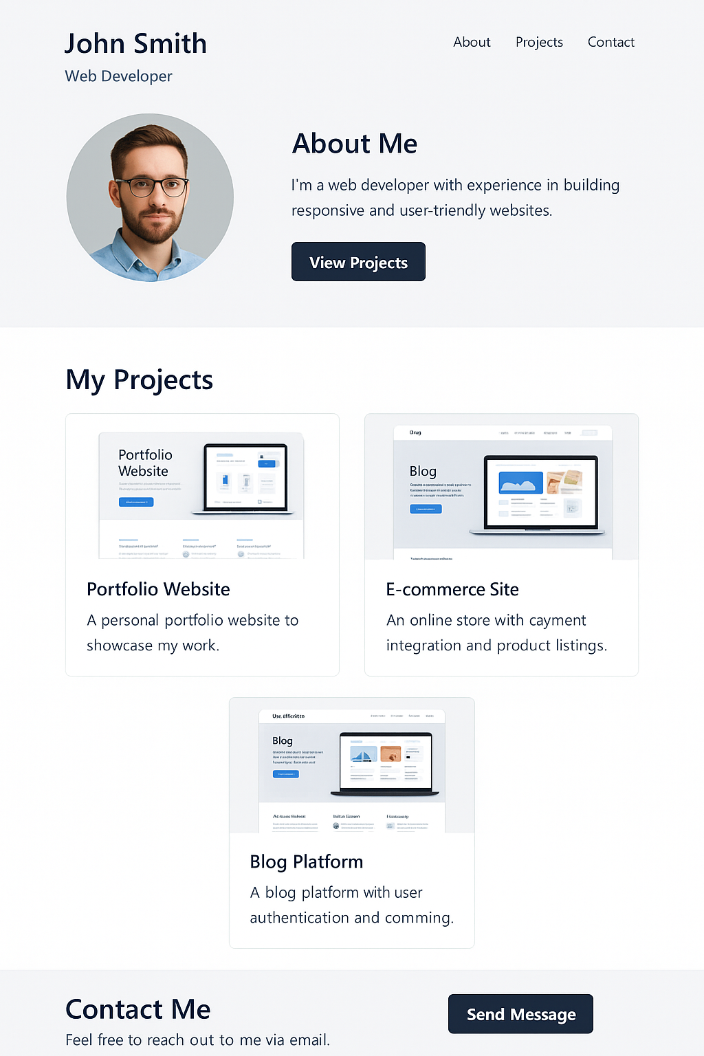 Portfolio template